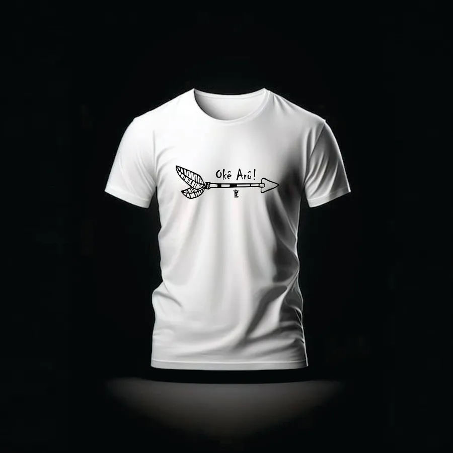 Camiseta Oxóssi — Flecha Sagrada — Rei 7 da Lira